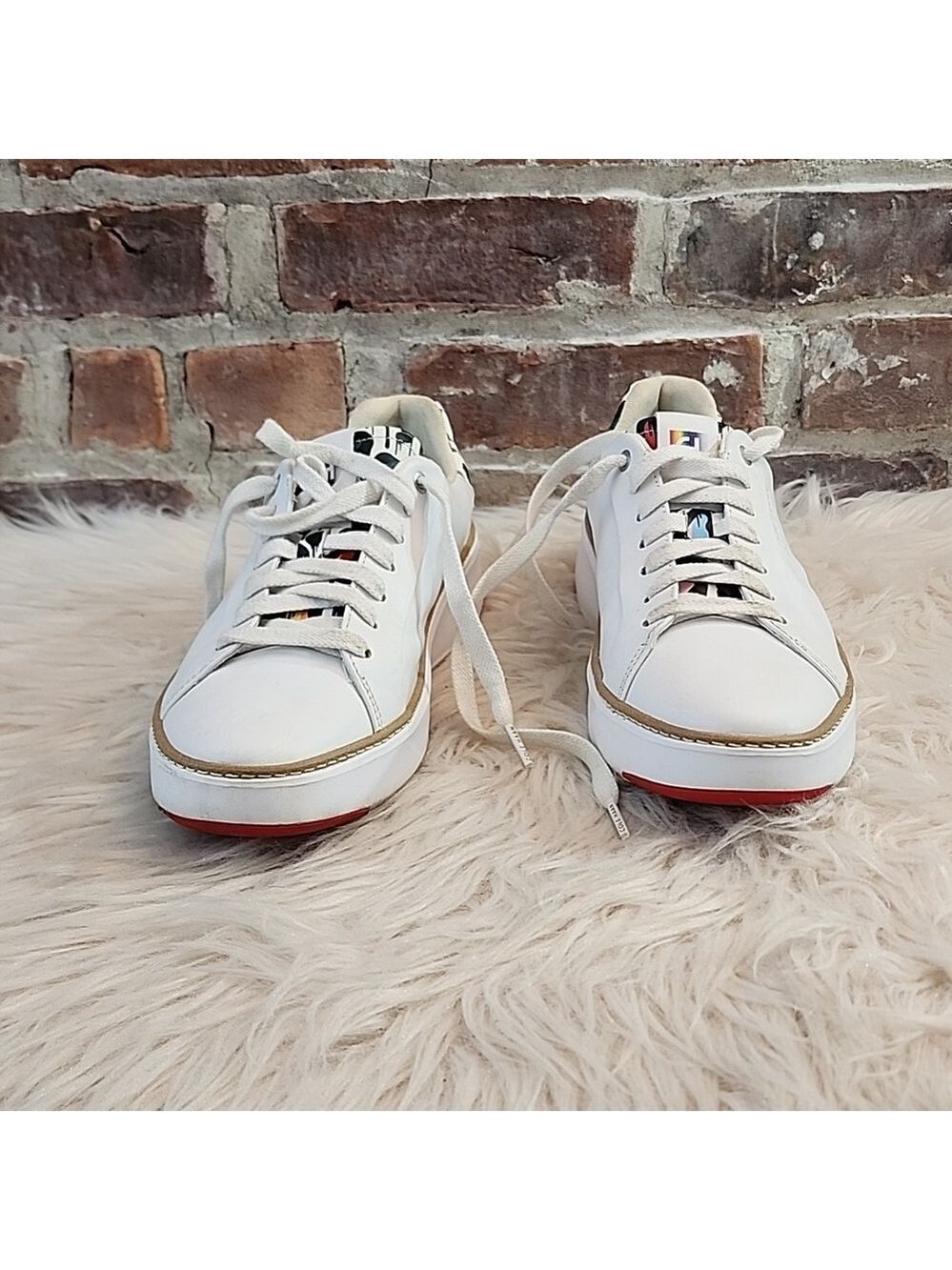 Cole Haan Women's GrandPro Topspin Sneakers White/Graffiti, Size 9B - Picture 8 of 17